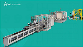 Automated Packaging machine 3D animated visualization